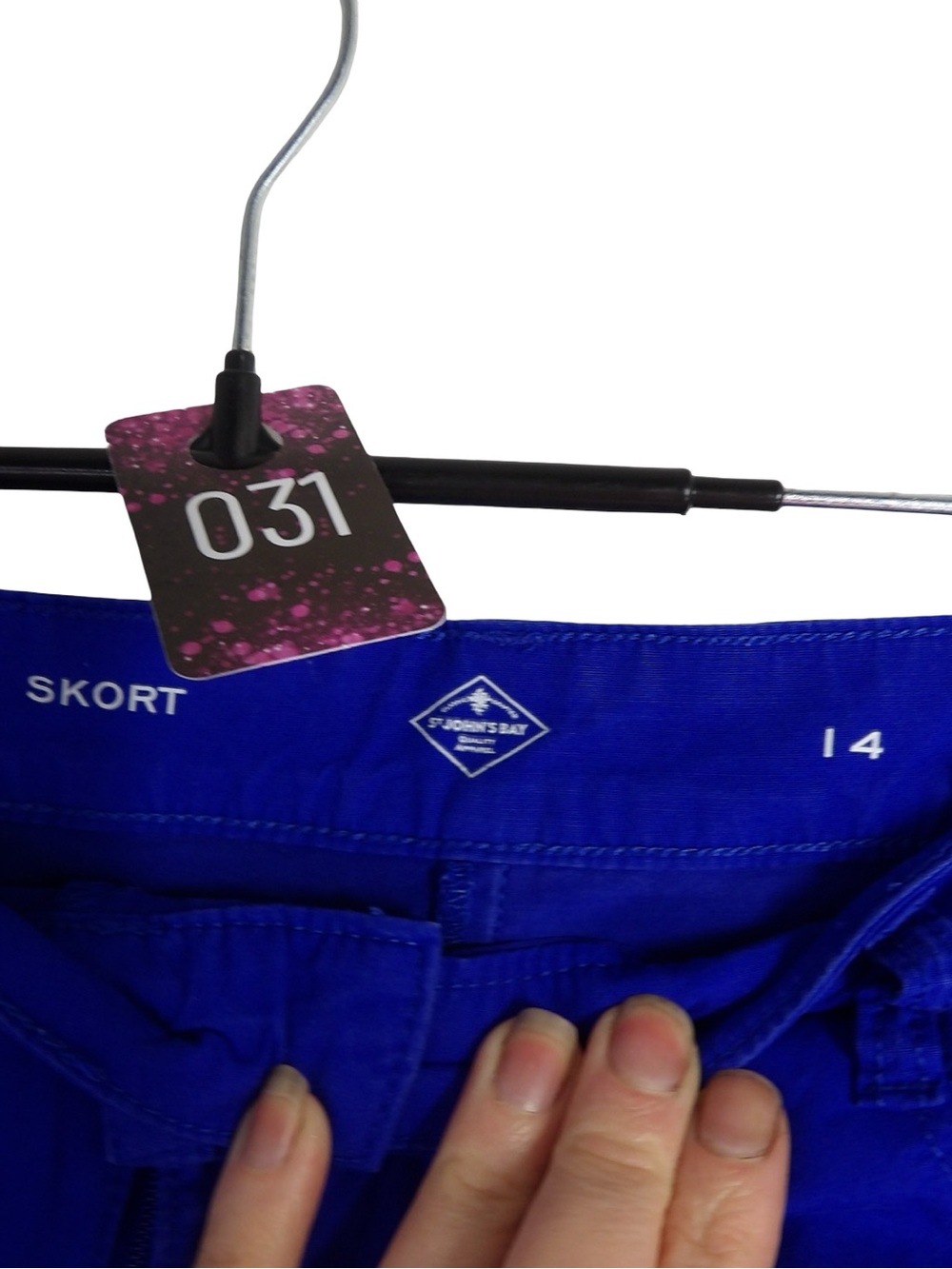 St. John's Bay Women's Shorts - Cobalt Blue - Picture 4 of 4